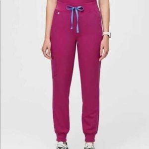 Figs Scrubs - Women’s Zamora Jogger Pants Raspberry